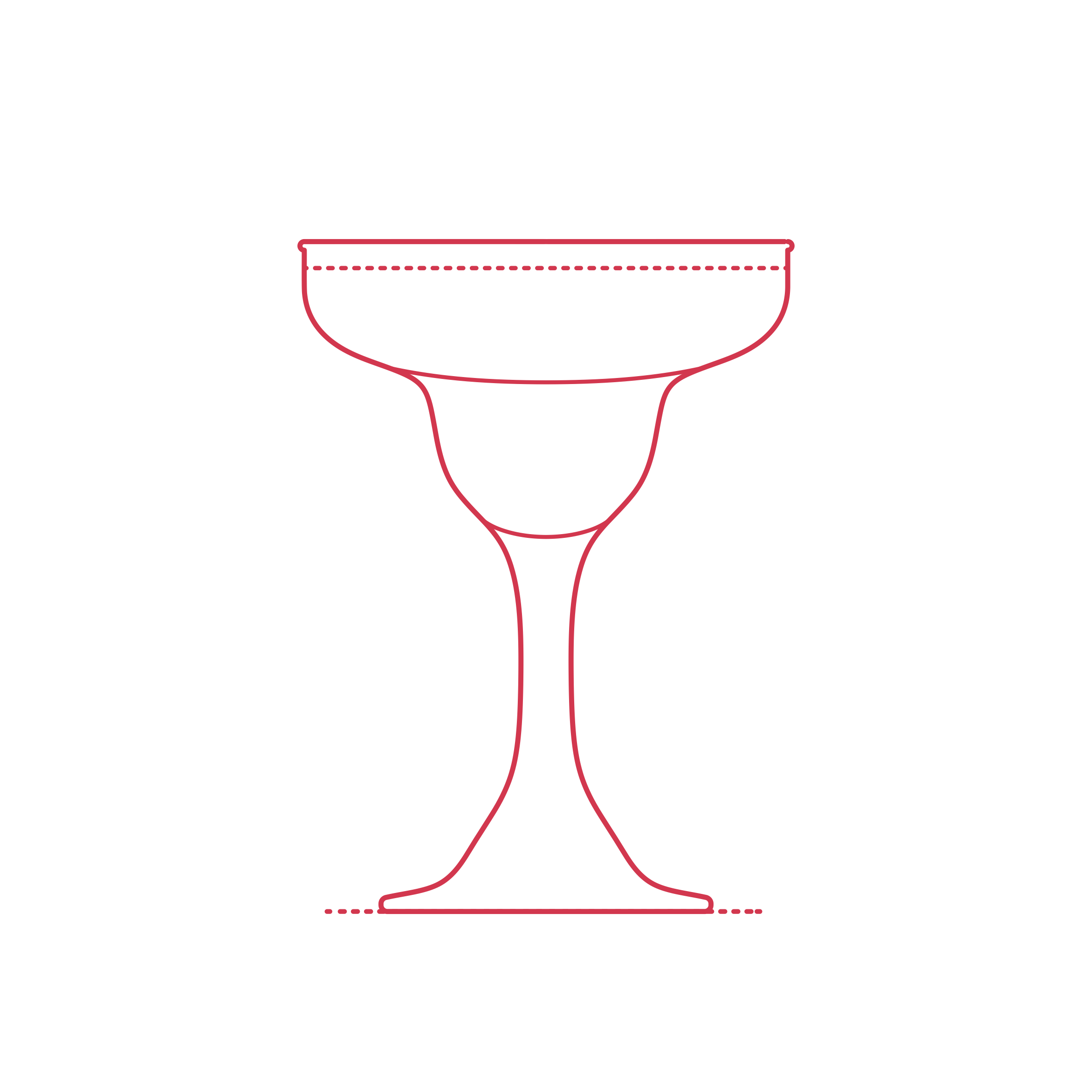 Objects Cocktail Glasses Margarita Glass Outline Svg Vector Free Vectors